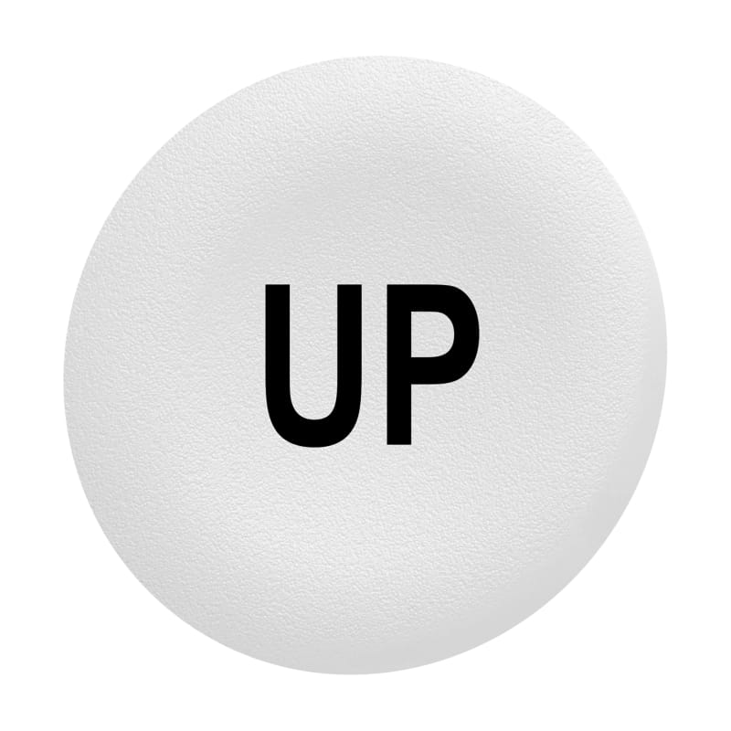 Push Button Cap flush white (ZBAF343)