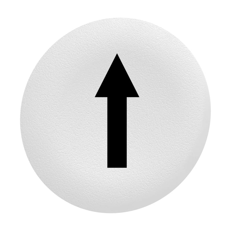 Push Button Cap flush white (ZBAF334)