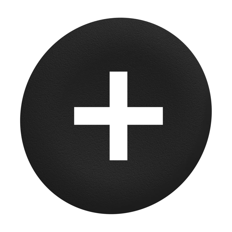 Push Button Cap flush black (ZBAF2934)