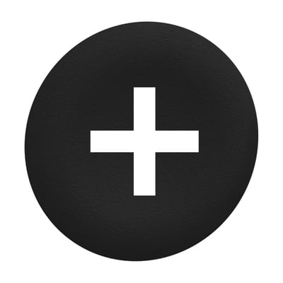 Push Button Cap flush black (ZBAF2934)