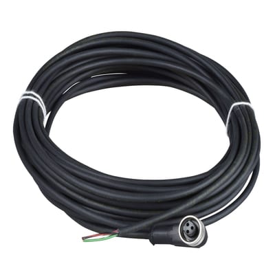 Telemecanique XZCP1965L10 Sensor Cable, M8 female angled, 3-pin, 10 m