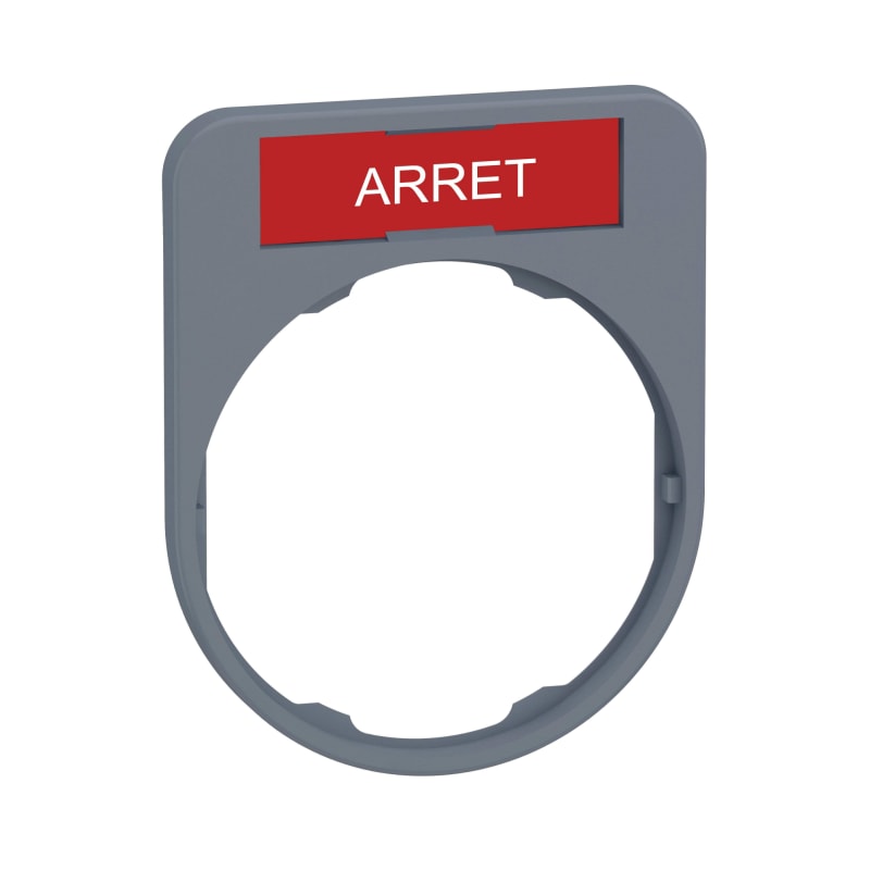 Sign Frame flush grey with sign (ZBYF4101C0)