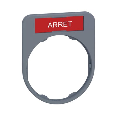 Sign Frame flush grey with sign (ZBYF4101C0)