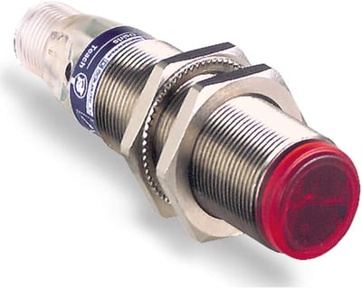 Telemecanique XUB1BPANM12 Photoelectric Sensor M18, Retroreflective, Metal, PNP, M12 connector