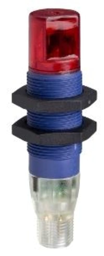Telemecanique XUB2AKSWM12T Photoelectric Through-Beam Emitter, Plastic, 90° Head, M12 connector