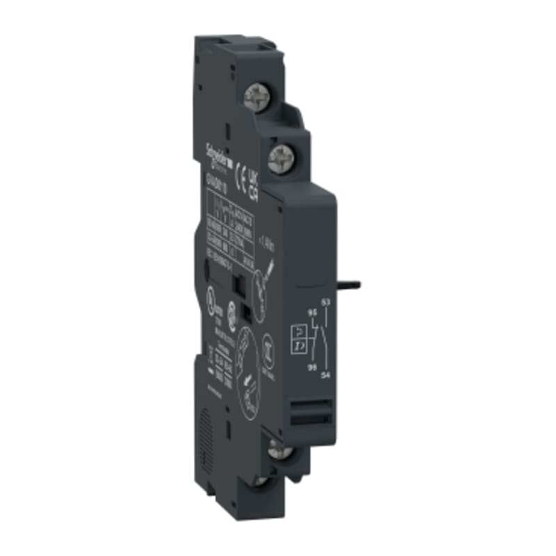 Schneider Electric TeSys GV2 & GV3 - auxiliary contact - 1 NO + 1 NC (fault) GVAD0110