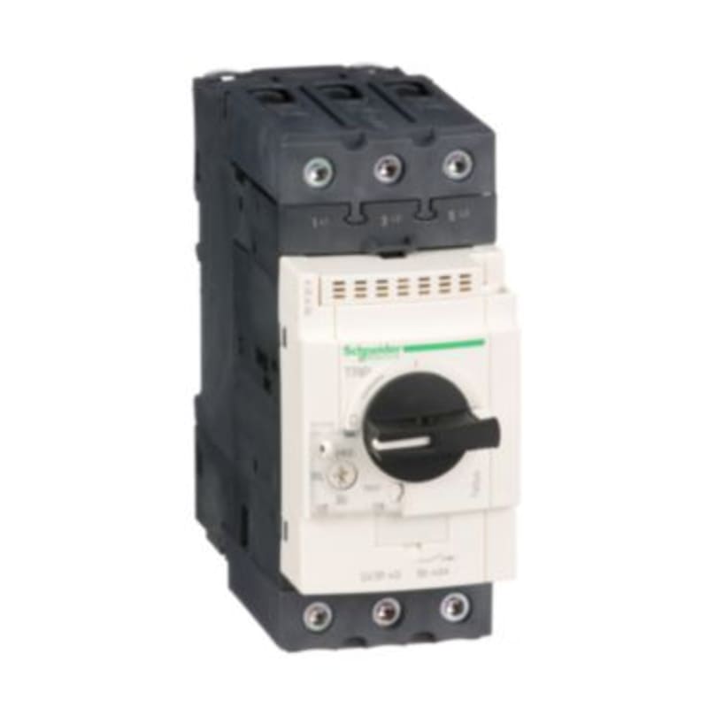 Schneider Electric Motor circuit breaker, TeSys GV3, 3P, 30-40 A, thermal magnetic, EverLink terminals GV3P40