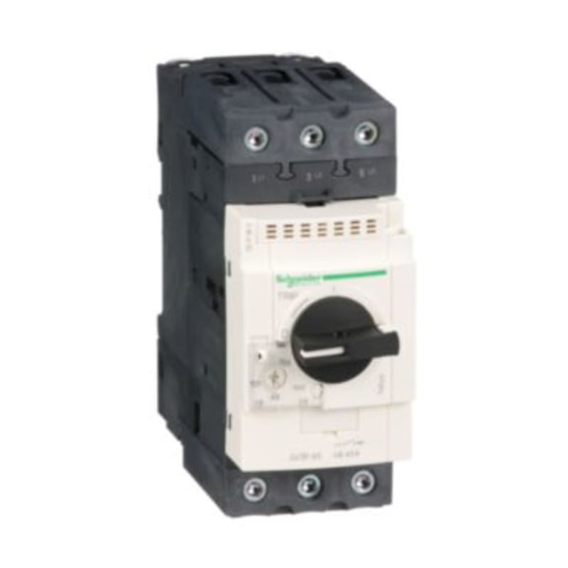 Schneider Electric Motor circuit breaker, TeSys GV3, 3P, 48-65 A, thermal magnetic, EverLink terminals GV3P65