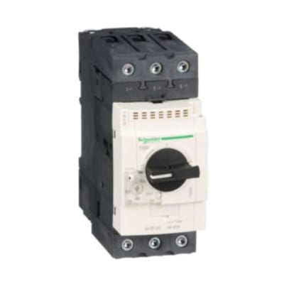 Schneider Electric Motor circuit breaker, TeSys GV3, 3P, 48-65 A, thermal magnetic, EverLink terminals GV3P65