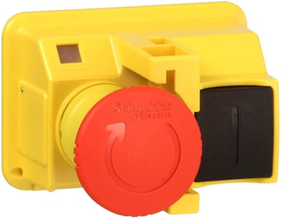 Schneider Electric GV2K031 TeSys GV2 - Emergency stop pushbutton - latching - turn to release