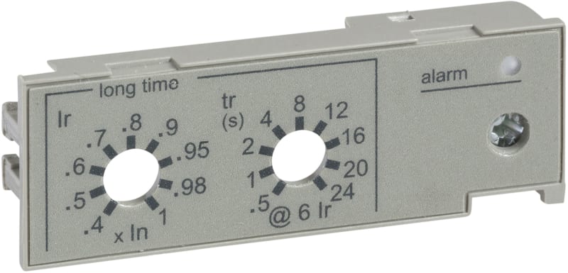 Schneider Electric IEC long time rating plug, MicroLogic trip units, low setting Ir (0.4 to 0.8 x In) 33543