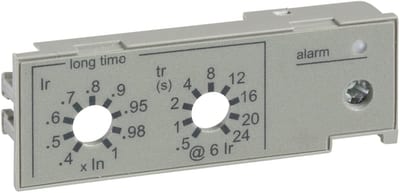 Schneider Electric IEC long time rating plug, MicroLogic trip units, low setting Ir (0.4 to 0.8 x In)
