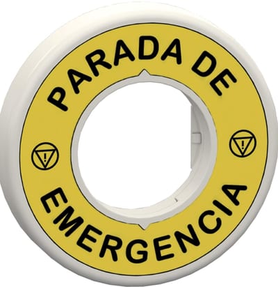 Emergency stop sign with LED 120V SP