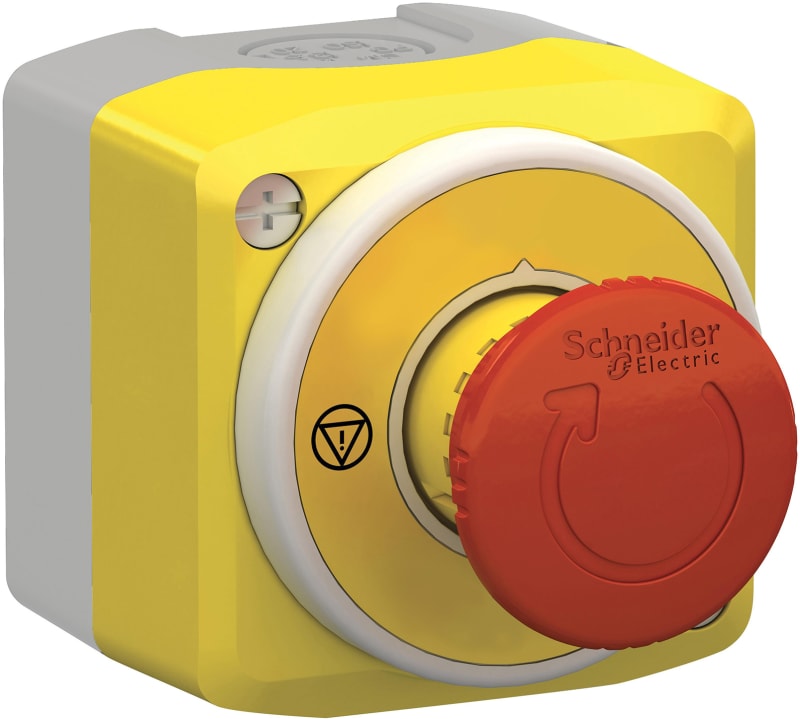 Schneider Electric ill. ring with e. stop D40 ttr control box 24V 2 colors white/red fixed 1NO 1NC XALK178W3B140E