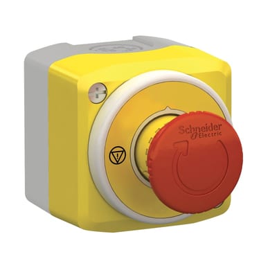 Schneider Electric ill. ring with e. stop D40 ttr control box 24V 2 colors white/red fixed 1NO 2NC XALK178W3B140G