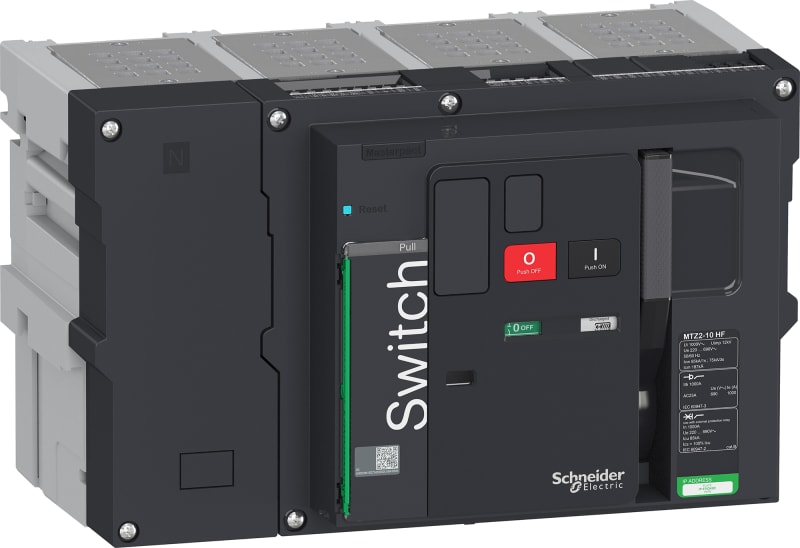 Schneider Electric switch disconnector Masterpact MTZ2 10 HF, 1000 A, 4 poles, drawout LV848257