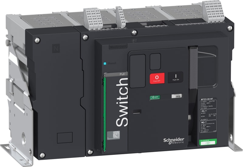 Schneider Electric switch disconnector Masterpact MTZ2 08 HF, 800 A, 4 poles, fixed LV848013