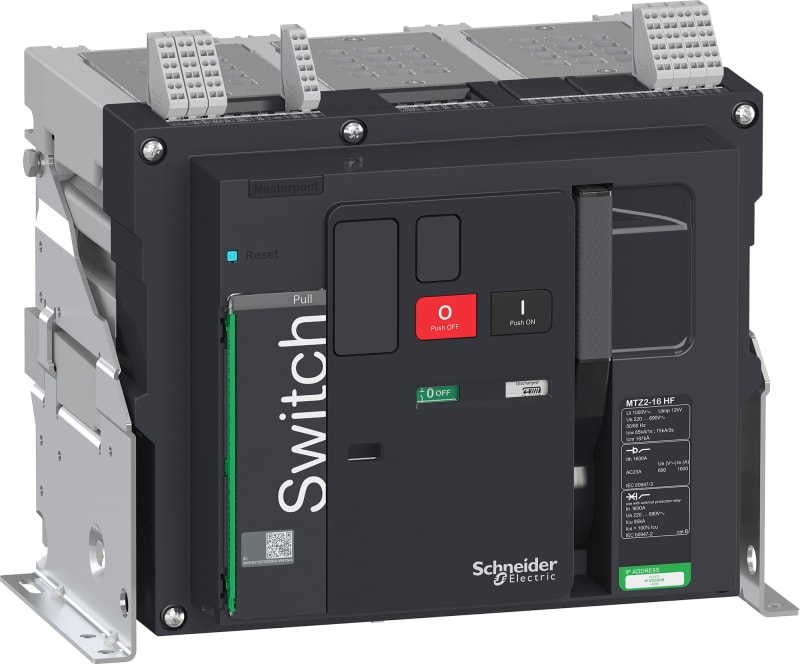 Schneider Electric switch disconnector Masterpact MTZ2 16 HF, 1600 A, 3 poles, fixed LV848048