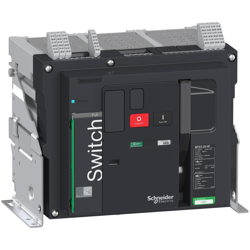 Schneider Electric switch disconnector Masterpact MTZ2 25 HF, 2500 A, 3 poles, fixed LV848075