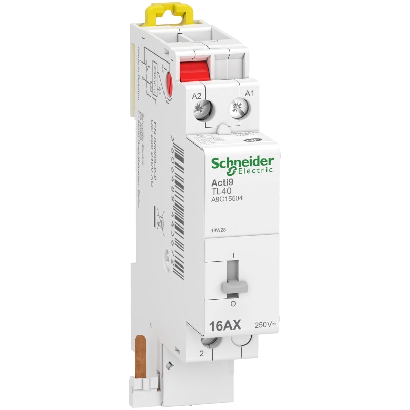 Schneider Electric impulse relay, ACTI9 TL40, 1P, 1NO, 16 A, 230 V AC, 50 Hz A9C15504