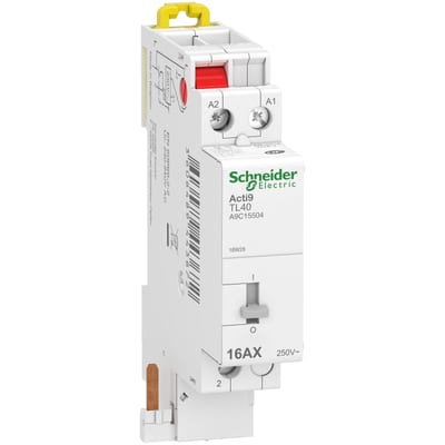 Schneider Electric impulse relay, ACTI9 TL40, 1P, 1NO, 16 A, 230 V AC, 50 Hz A9C15504