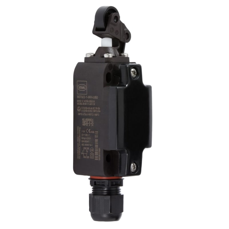 Ex Position Switch 8070/2-2-WH-U60, roller lever (258229)