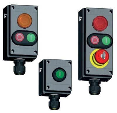 Ex de 3X Push-button NC