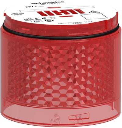 Light Unit with blinkende LED in red