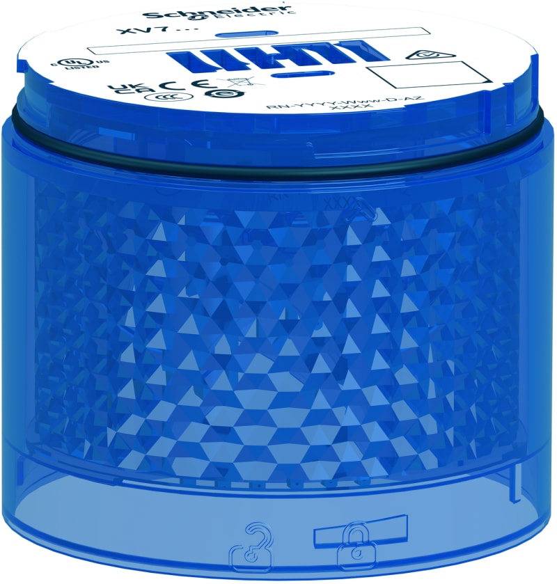 Light Unit with blinkende LED in blue (XVB7C56)