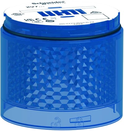Light Unit with blinkende LED in blue