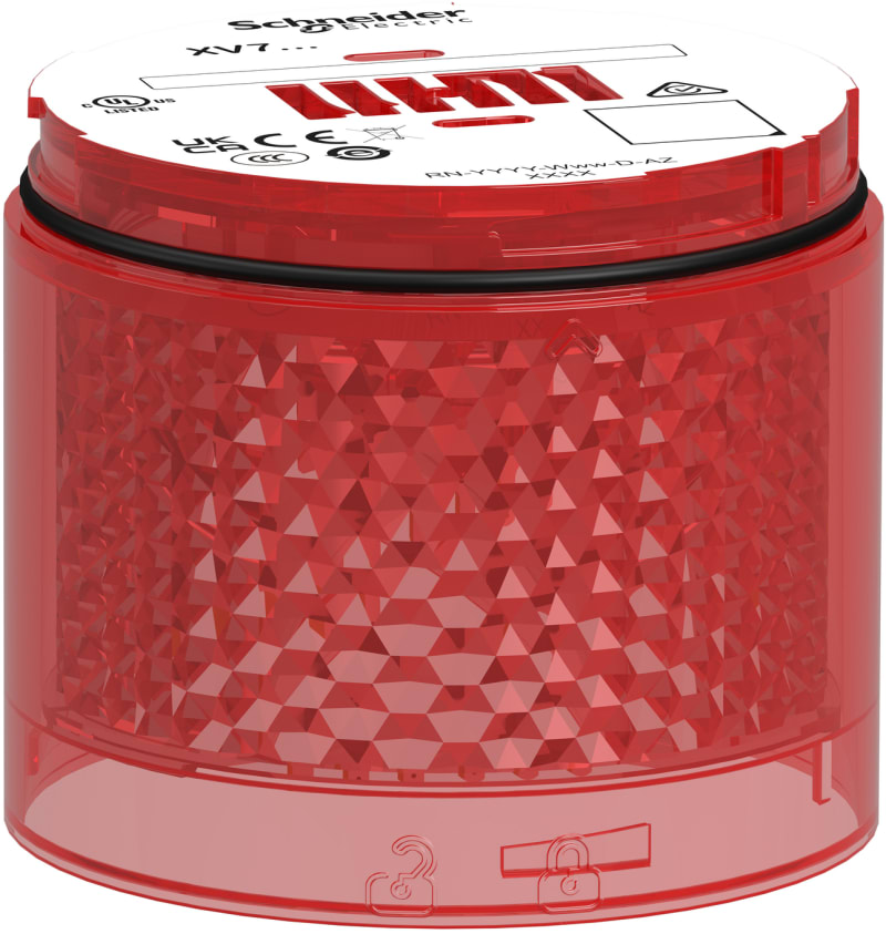 Light Unit with 2J flash LED in red (XVB7C64)