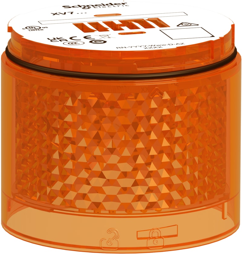 Light Unit with 2J flash LED in orange (XVB7C65)