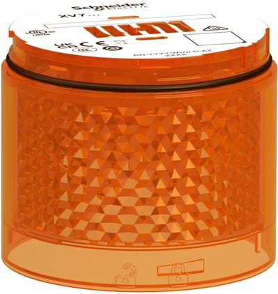 Light Unit with 2J flash LED in orange