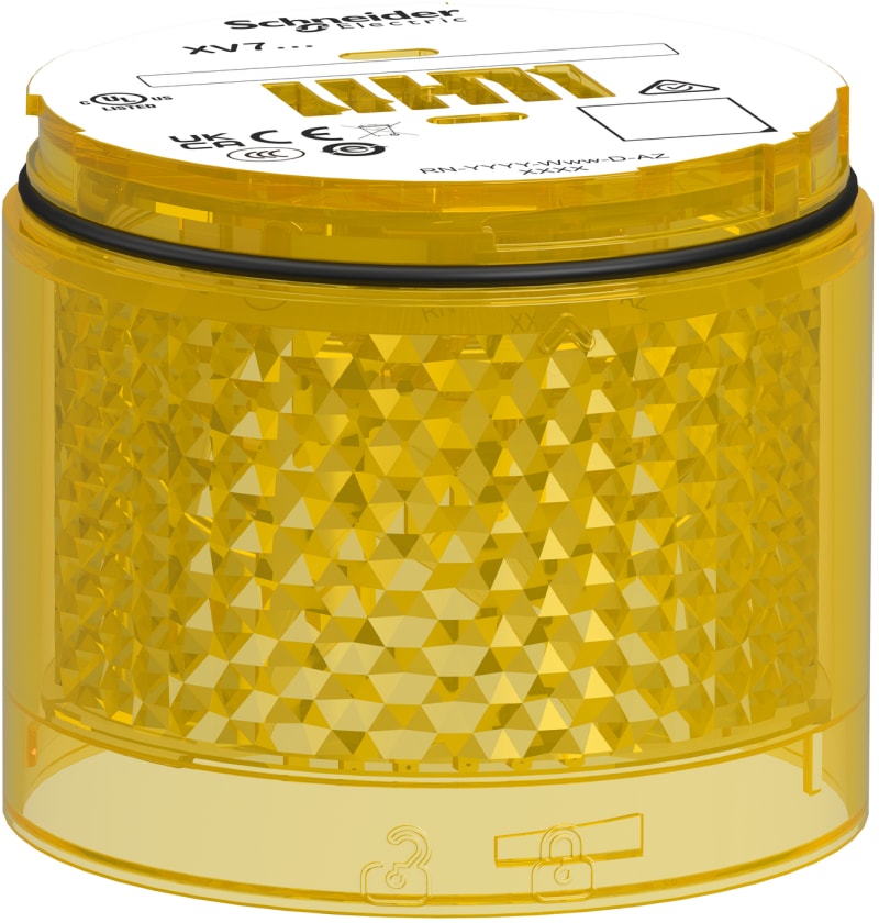 Light Unit with 2J flash LED in yellow (XVB7C68)