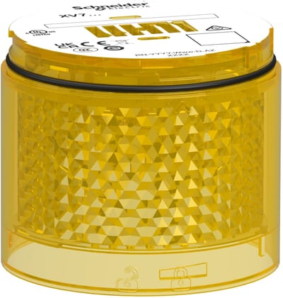 Light Unit with 2J flash LED in yellow