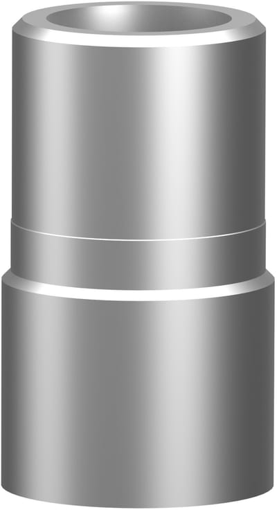 Schneider Electric Universal Mounting Accessory, Harmony XV4/XV6/XVB7 Modular Tower Light, Steel 1 2"NPT, Silver XVZ00