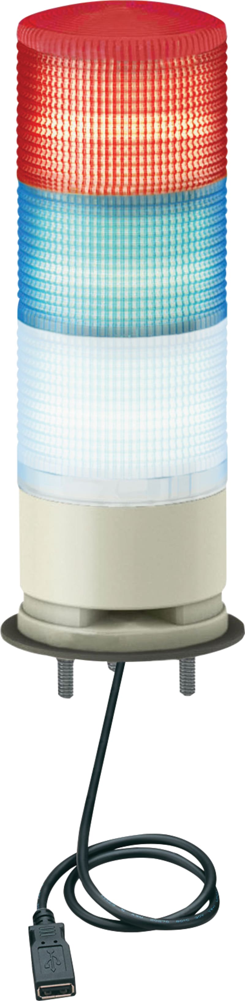 Schneider Electric Multi-color USB Programmable tower lights -60MM- steady/flashing LED-buzzer XVGU3SWV