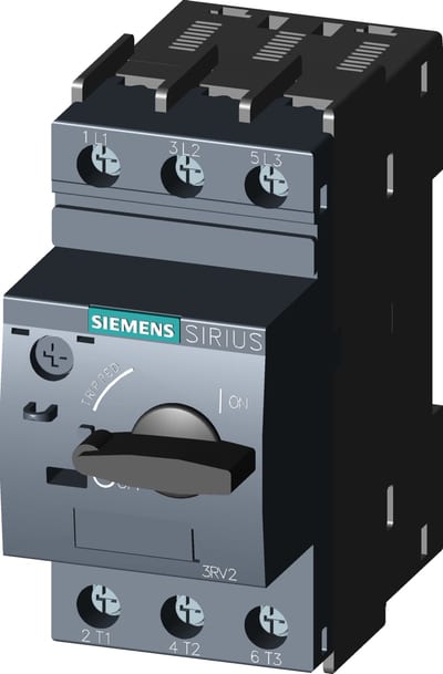 Siemens SIRIUS 3RV20 motor protection circuit breaker, frame size S00 3RV2011-1DA10