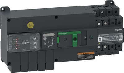 Schneider Electric transfer switch, TransferPacT automatic, 50A, 230V, 2P, rotary, frame 100A TA10D2S0503TPE