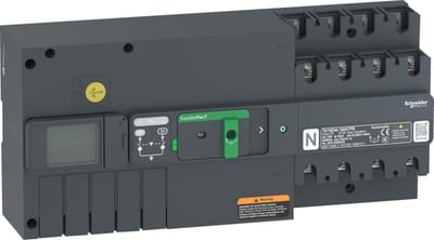 Schneider Electric transfer switch, TransferPacT Active automatic, 125A, 400V, 4P, LCD,frame 160A TA16D4L1254TPE