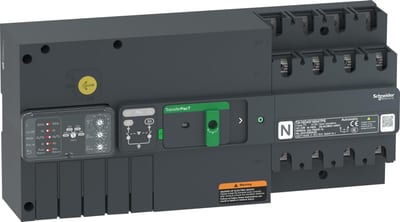 Schneider Electric transfer switch, TransferPacT automatic, 160A, 400V, 4P, rotary,frame 160A TA16D4S1604TPE