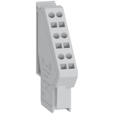 Schneider Electric 3 wires terminal block, Masterpact MTZ1/2/3, fixed, spare part, 1 part LV847074SP