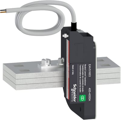 Schneider Electric External current sensor, MasterPact MTZ2, neutral and residual earth fault protection, sensor rating 2000A, spare part LV848905SP