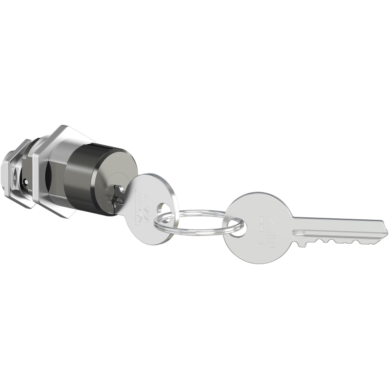 Schneider Electric Chassis locking, MasterPact MTZ2/MTZ3 drawout, disconnected position, Ronis keylock, 1 lock with 1 key, spare part LV864937SP