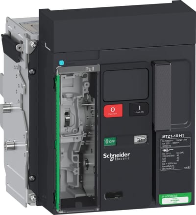 Schneider Electric Circuit breaker Masterpact MTZ1 10H1 - 1000 A - 3P drawout - w/o Micrologic LV847220