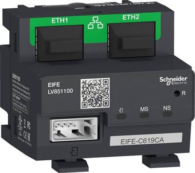 Schneider Electric Embedded Ethernet interface EIFE, MasterPact MTZ1 drawout, spare part LV851100SP
