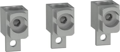 Schneider Electric LV429244 — Aluminium Bare Cable Connector, ComPacT NSX / EasyPact CVS, 1 cable 120–240 mm², 250 A (set of 3)