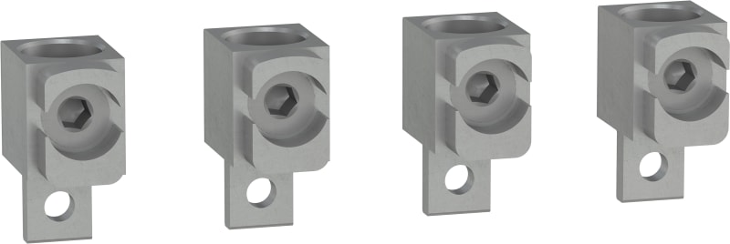 Schneider Electric LV429245 — Aluminium Bare Cable Connector, ComPacT NSX / EasyPact CVS, 1 cable 120–240 mm², 250 A (set of 4)
