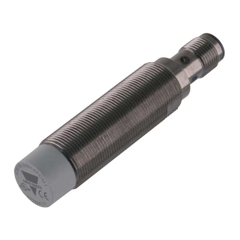 Inductive transmitter M18 PNP NC plug connection (ICB18L50N14PCM1)