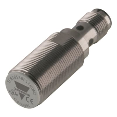 Inductive transmitter M18 PNP NO plug connection (ICB18S30F12POM1)